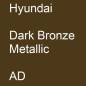 Preview: Hyundai, Dark Bronze Metallic, AD.